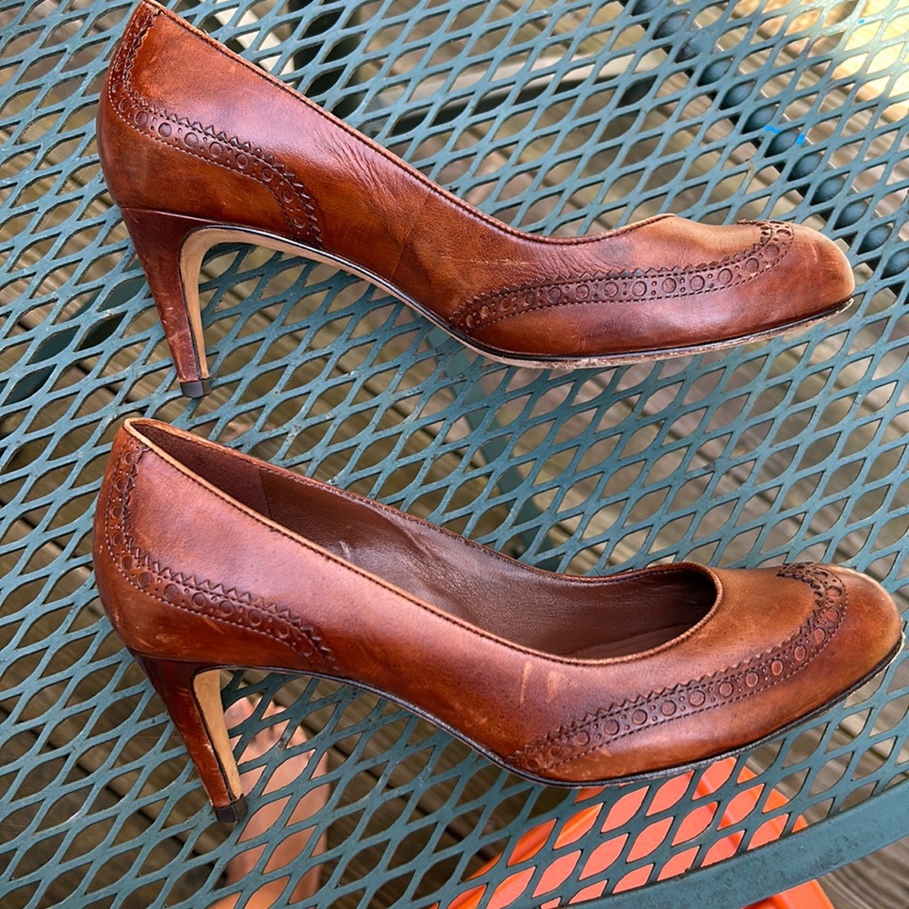 Cole Haan size 7 brown brogues with Nike Air - Picture 2 of 8